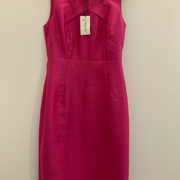 NWT L.K.Bennett raspberry cleo dress. - Picture 6 of 8
